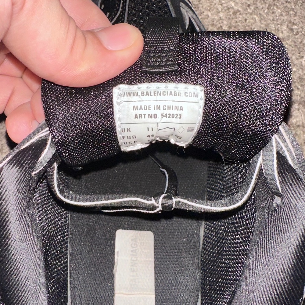 Balenciaga track LED black